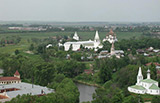 Суздаль Ярунова гора, вид на Кремль