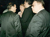 С.Ярославова (в центре) и Н.Белоусов - зам. Рокецкого (справа), инаугурация