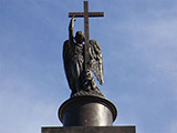 Ангел, Александрийской колонны, Петербург