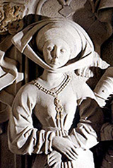 Кунигунда - супруга графа Эбергарта V, надгробие
