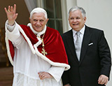 Папа Римский и Лех Качиньский